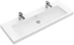 Wandwaschtisch &bdquo;Subway 2.0&ldquo; 130 &times; 47 &times; 16 cm, mittig, Hahnlochposition...