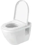 Duravit Wand-Tiefsp&uuml;l-WC inkl. WC-Sitz &bdquo;Starck 3&ldquo; 37 &times; 54 &times; 40,5 cm in Wei&szlig;
