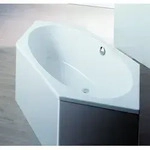 Hoesch Armada Acryl-Badewanne 6-Eck 2000x900 mm, wei&szlig;, &Uuml;berlauf links