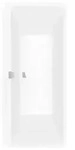Villeroy & Boch freistehende Badewanne Squaro Edge 12, Stone White, 1800 x 800 mm,