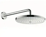 Hansgrohe Raindance Select S Kopfbrause 300 2jet mit Brausearm, Wei&szlig;/Chrom