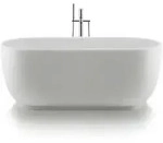Duravit Badewanne &bdquo;Luv&ldquo; freistehend oval 1800 &times; 850 mm in Wei&szlig; (matt)