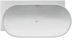 Duravit Badewanne &bdquo;Luv&ldquo; vorwand oval 1850 &times; 950 mm, links in Wei&szlig; (matt)