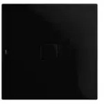 Kaldewei CONOFLAT Duschfl&auml;che, schwarz, Perl-Effekt, 900x900 mm, bodengleich, 23 mm
