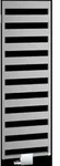 Kermi Design-Heizk&ouml;rper &bdquo;Casteo&reg;&ldquo; 60 &times; 153,3 cm in glanzsilber Metallic