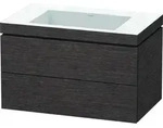 Duravit M&ouml;belset c-shaped Set wandh&auml;ngend wandh&auml;ngend &bdquo;L-Cube&ldquo; 80 &times; 50...