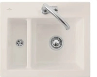 Villeroy & Boch 678001KR, Villeroy & Boch Einbausp&uuml;le Subway 60 XM Crema CeramicPlus