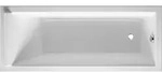 Duravit Badewanne &bdquo;Starck&ldquo; rechteck 1700 &times; 700 mm, Fu&szlig;ablauf in Wei&szlig;