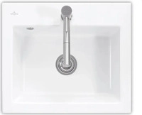 Villeroy & Boch 330901KG, Villeroy & Boch Subway 60 S Einbausp&uuml;le, 600x510 mm, Snow