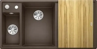 Blanco 524652, BLANCO AXIA III 6 S Einbau: von oben|Farbe: cafe|f&uuml;r Unterschrank: