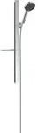 Hansgrohe Rainfinity Brauseset 130 3jet mit Chrom-Ablage und 90 cm Brausestange &ndash;