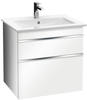 Waschtischunterschrank „Venticello“ 2 Auszüge / Schubladen Waschbecken mittig
