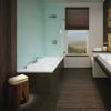 Kaldewei rechteck Badewanne „Puro Set Wide“ 170 × 75 cm in alpinweiß, /