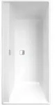 Villeroy & Boch Collaro rechteckige Badewanne in Stone White, 1600 x 750 mm,...