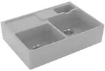 Villeroy & Boch Sp&uuml;lstein Doppelbecken, Serie Sp&uuml;lstein, Farbe Steam...