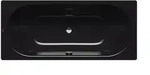 Kaldewei CLASSIC DUO Badewanne, schwarz, 1900x900 mm, 420 mm Tiefe