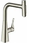 Hansgrohe Metris Select M71 Einhebel-K&uuml;chenmischer 240 mit Ausziehbrause, 2-Jet,