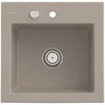 Villeroy & Boch Einbausp&uuml;le Subway 50 S, Almond CeramicPlus, 525 x 510 mm, H&ouml;he 220