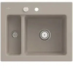 Villeroy & Boch Subway 60 XM Einbausp&uuml;le 620 x 510 mm, Keramik, Almond...