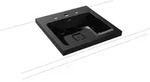 Kaldewei CONO Aufsatzwaschtisch, schwarz, 500x500 mm, Randh&ouml;he 40 mm, ohne