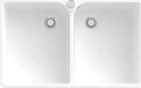 Villeroy & Boch 638002RW, Villeroy & Boch Sp&uuml;lstein Doppelbecken 80 X, Stone...