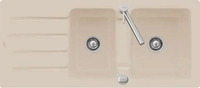 Villeroy & Boch 338002AM, Villeroy & Boch Einbausp&uuml;le Architectura 80, Almond