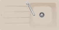 Villeroy & Boch 336001AM, Villeroy & Boch Einbausp&uuml;le Architectura 60, Almond
