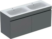 Geberit 501918JK1, Geberit Renova Plan Set Doppelm&ouml;belwaschtisch schmaler Rand,