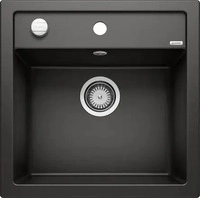 Blanco 525871, BLANCO DALAGO 5 Einbau: von oben|Farbe: schwarz|Gr&ouml;&szlig;e: 51,5 &times; 51 cm