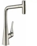 Hansgrohe Metris Select M71 Einhebel-K&uuml;chenmischer 320 mit Ausziehbrause, 2-Jet,