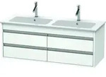 Duravit Waschtischunterschrank wandh&auml;ngend &bdquo;Ketho&ldquo; 127 &times; 48 &times; 47,5 cm Wei&szlig;