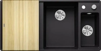 Blanco 525855, BLANCO AXIA III 6 S-F Farbe: schwarz|Becken: rechts|f&uuml;r Unterschrank: