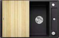 Blanco 525841, BLANCO AXIA III 45 S Einbau: von oben|Farbe: schwarz|Gr&ouml;&szlig;e: 78 &times; 51