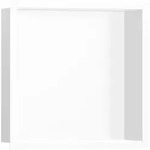 Hansgrohe XtraStoris Individual Wandnische Mattwei&szlig;, Designrahmen 300x300x100 mm,