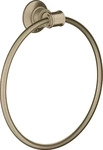 Hansgrohe 42021820, Hansgrohe AXOR Montreux Handtuchring, Brushed Nickel, schwenkbar,