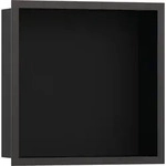 Hansgrohe XtraStoris Individual Wandnische Mattschwarz 300x300x100 mm