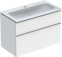 Geberit 502337012, Geberit iCon M&ouml;belwaschtisch Set MWT, wei&szlig; hochgl&auml;nzend,
