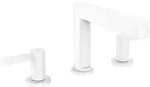 Hansgrohe Finoris 3-Loch Waschtischarmatur 110 mit Push-Open Ablaufgarnitur,