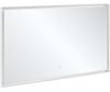 Spiegel „Subway 3.0“ 130 × 75 cm in BiColour (Black Matt, White Matt)