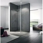 Kermi Duschdesign Walk-In-Duschkabine mit variabler Stabilisierung (Wand /...