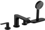 Hansgrohe Vivenis 4-Loch Wannenrandarmatur mit sBox Mattschwarz
