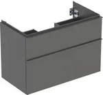 Geberit iCon Unterschrank f&uuml;r Waschtisch, 88,8 x 61,5 x 47,6 cm, lava lackiert matt,