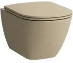 Laufen Wand-Tiefsp&uuml;l-WC &bdquo;Lua&ldquo; 360 &times; 345 &times; 520 mm in Bahamabeige, ohne