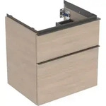 Geberit iCon Unterschrank f&uuml;r Waschtisch, 2 Schubladen, Eiche/Melamin Holzstruktur,
