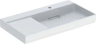 Geberit 505043001, Geberit Wandwaschtisch mit Ablagefl&auml;che "One" mit horizontalem