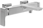 Villeroy & Boch Einhebel-Badewannenarmatur Subway 3.0, eckig, Chrom, 108 mm...