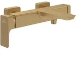 Villeroy & Boch Einhebel-Badewannenarmatur Subway 3.0, eckig, Brushed Gold, 108...
