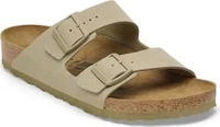 Pantoletten Birkenstock Arizona Birko-Flor 1027697 Khakifarben