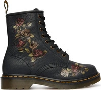 Schn&uuml;rstiefeletten Dr. Martens 1460 Decayed Roses DM32070001 Schwarz Female