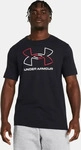 Under Armour T-Shirt Ua Gl Foundation Update Ss 1382915-001 Schwarz Loose Fit Male
